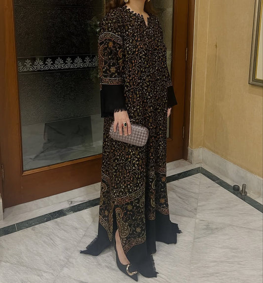 Black Mina Kaftan